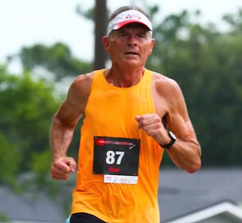 72-year-old Neal running