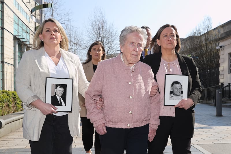 The family of Sean Brown at a recent court hearing