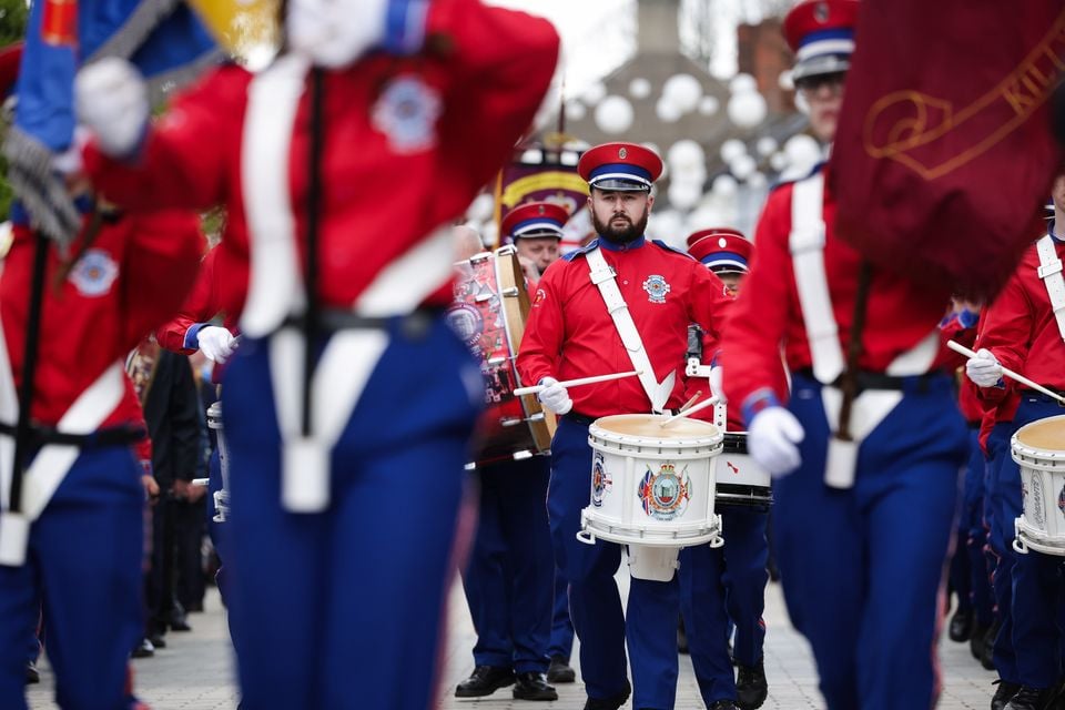 The Apprentice Boys of Derry parade made its way through the centre of Lisburn. Photo by Kelvin Boyes/Press Eye.