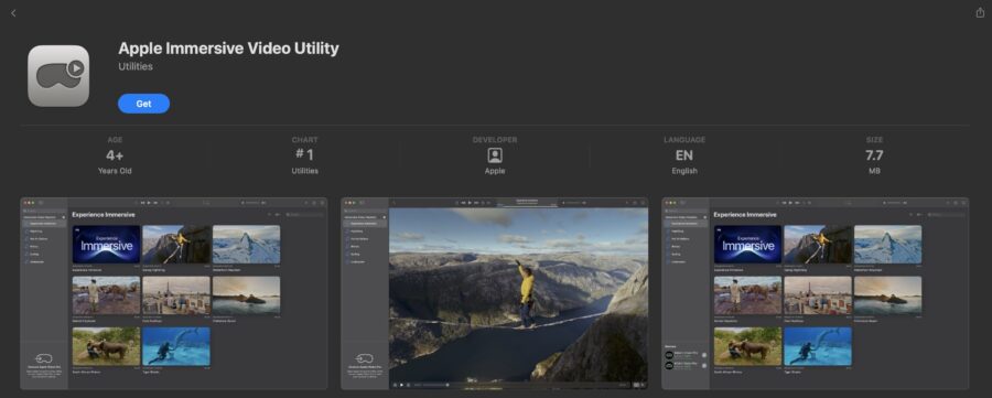Apple Immersive Video Utility