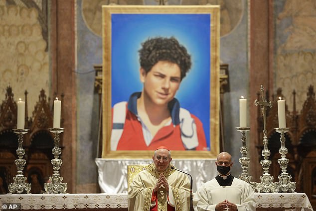 Carlo Acutis, who lived most of his life in Milan, Italy, was due to receive his sainthood by the late Pontiff on April 27