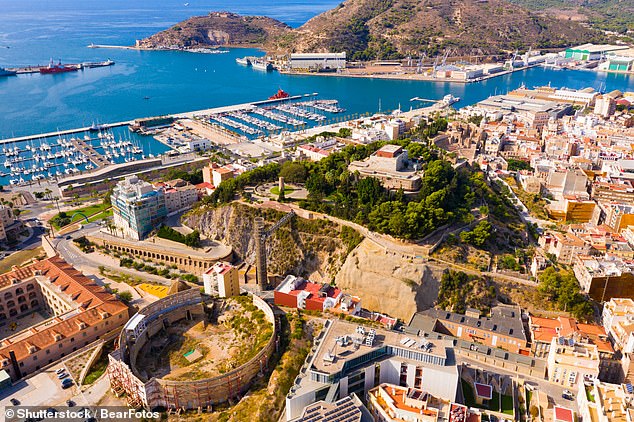 Basking: Cartagena, Southern Spain's low-key port city boasts an impressive 283 hours of sunshine per month and an average year-round temperature of 19.1 degrees