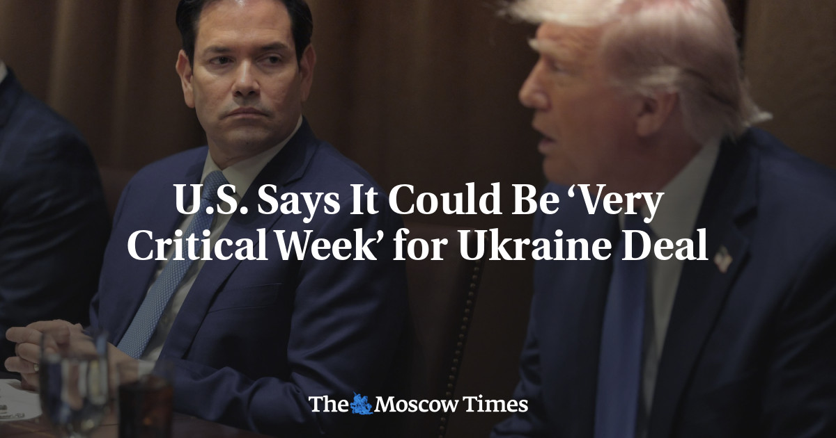 U.S. Says It Could Be ‘Very Critical Week’ for Ukraine Deal
