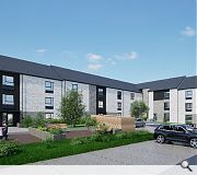 850sq/m of communal amenity space is provided