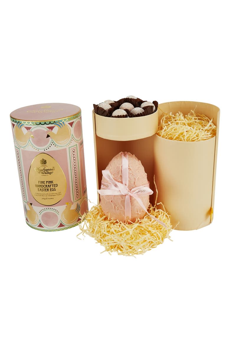 Fine Pink Chocolate Handcrafted Easter Egg Truffles