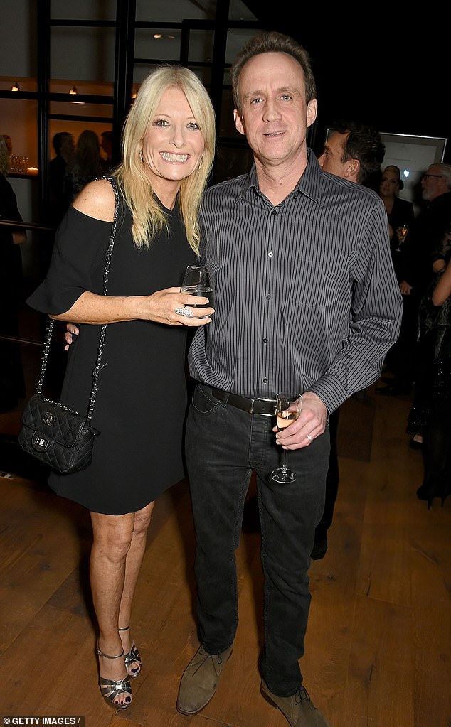 She shares Libbi-Jack, 23, with her ex-husband Colin Peel, and Amelie, 17, with her husband of 12 years, David Osman (pictured together)