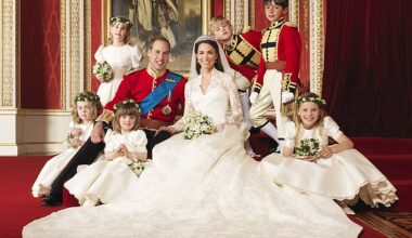 On April 29, 2011, Prince William married his university sweetheart, Kate Middleton (pictured with their pageboys and bridesmaids), in a traditional ceremony at Westminster Abbey