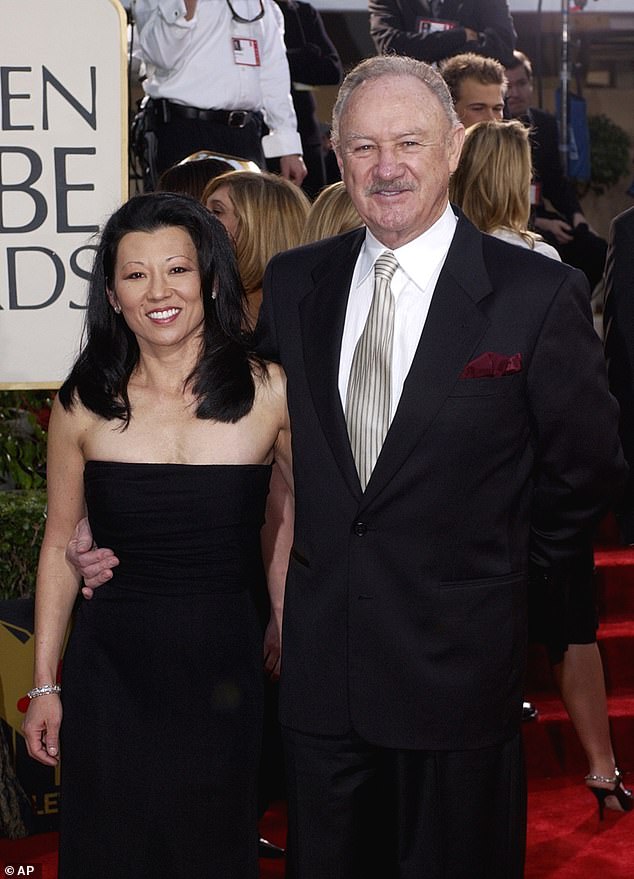 Gene Hackman and his wife Betsy Arakawa have finally been laid to rest after weeks after their shocking deaths. The Oscar-winning actor and his classical pianist wife had their funeral in Santa Fe, New Mexico, People reported on Tuesday; pictured together in 2003 in Beverly Hills