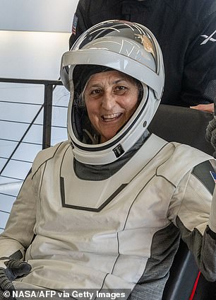 BEFORE: After nine months in microgravity, Williams was unable to walk on Earth after landing