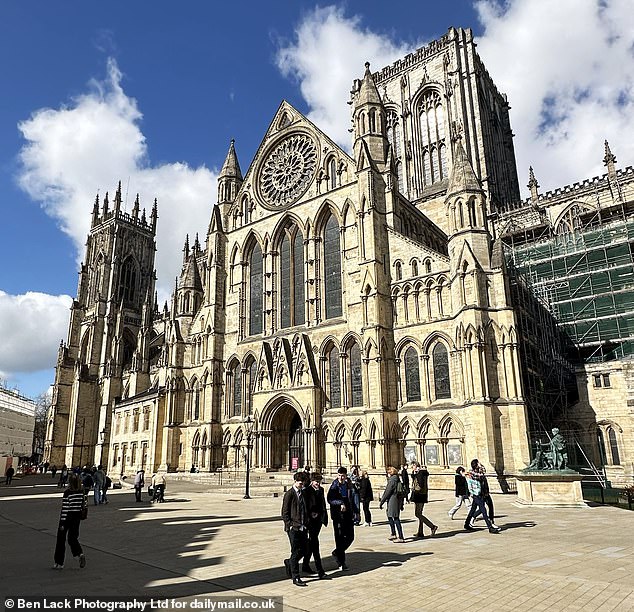 York is best known for its famous medieval minister (pictured here on a bright spring day)