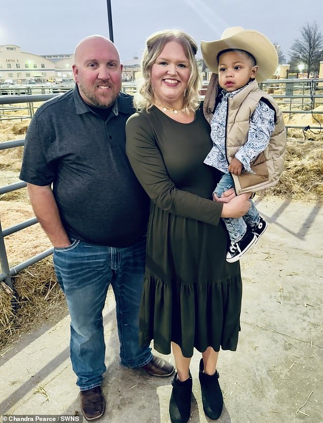 Chandra and Chad tied the knot in March 2015 and the new bride didn't realize just how much weight she had put on until she stepped on the scales in October of the same year