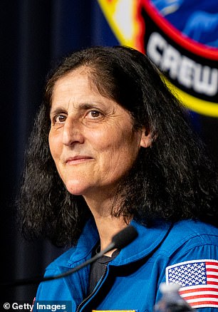 AFTER: Williams says that she has been able to recover quickly thanks to NASA's rehabilitation programme