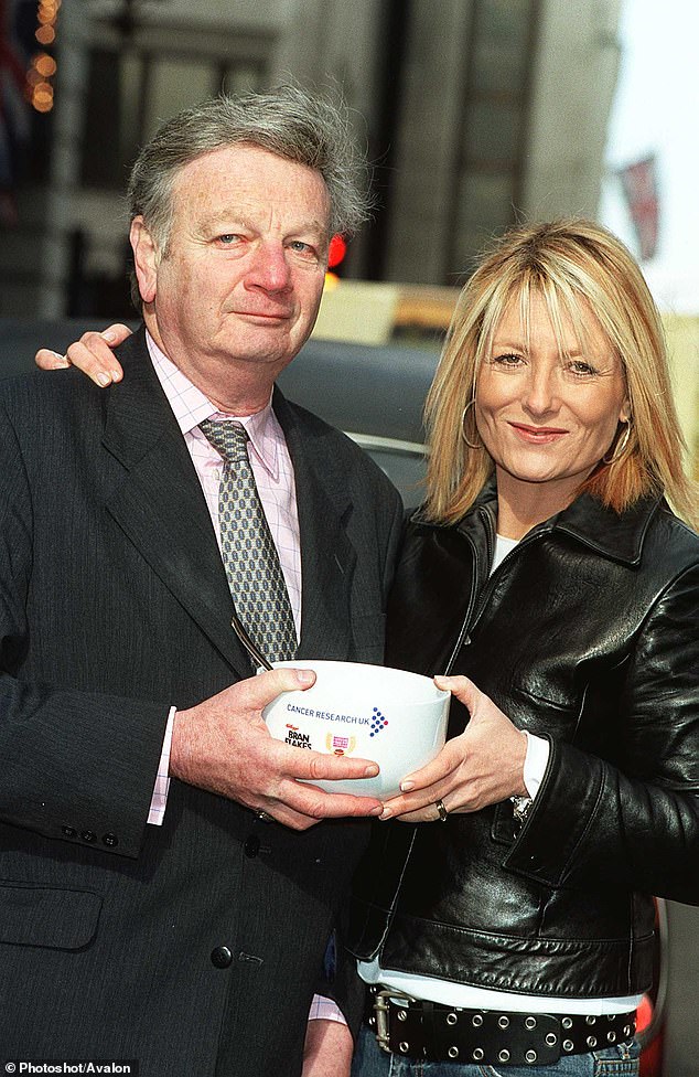 Her father Clive, a former BBC radio announcer, was diagnosed with the disease in the late Nineties