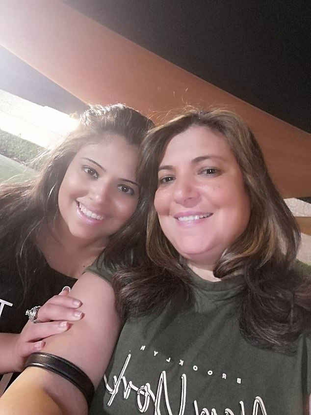 Pictured: Giulia Botros and her mother, Maria Marvin