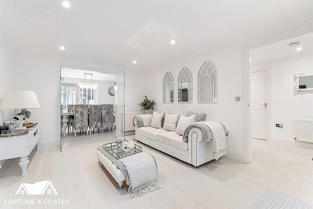 In a post on Reddit ruthlessly titled 'My eyes hurt', the home has been likened to 'Liberace's funeral parlour'