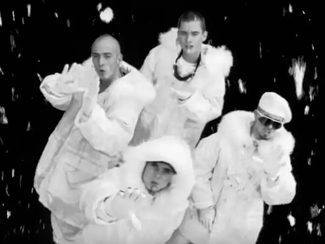 Another said it reminded them of 1990's boy band East 17's music video for Stay Another Day where Brian Harvey and his bandmates wore iconic white puffer coats