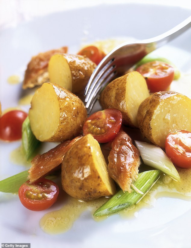 The skins on vegetables are full of fibre