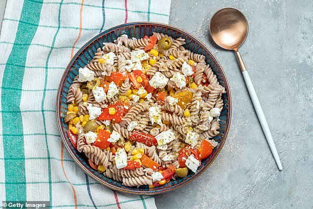 An easy swap: white pasta for wholegrain