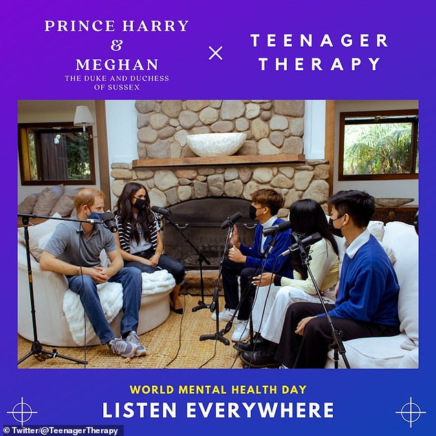 Meghan said that she 'was the most trolled person in the entire world in 2019 as she and Prince Harry made their podcast debut for World Mental Health Day