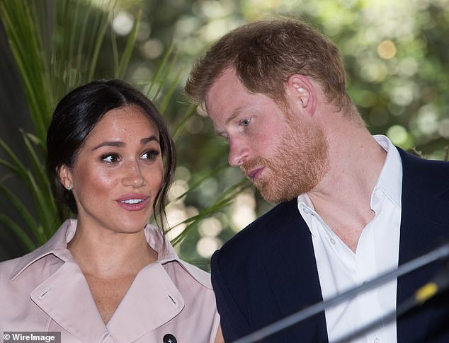 Prince Harry, Duke of Sussex and Meghan, Duchess of Sussex visit the British High Commissioner's residence to attend an afternoon reception to celebrate the UK and South Africa's important business and investment relationship
