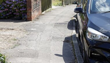 Wheely annoying: A This is Money reader's neighbour sells used cars from outside his house