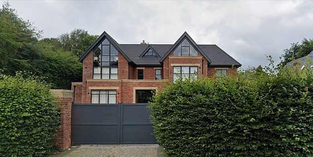 Alejandro Garnacho has reportedly put his seven-bedroom mansion (pictured) up for sale
