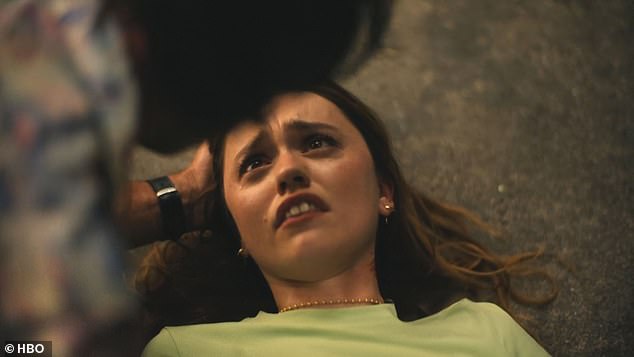 Rick shoots both of the security guys and sees that Chelsea has been shot in the chest as well! Rick starts crying and says she can't die on him.