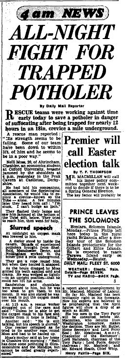 The Daily Mail's coverage on March 23