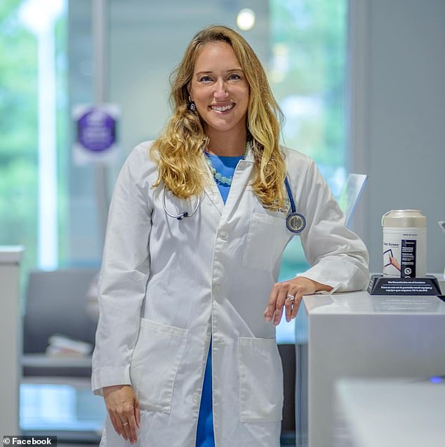 Pictured: Dr Megan Donnelly, a woman's neurologist and headache specialist with Novant Health in Charlotte, North Carolina