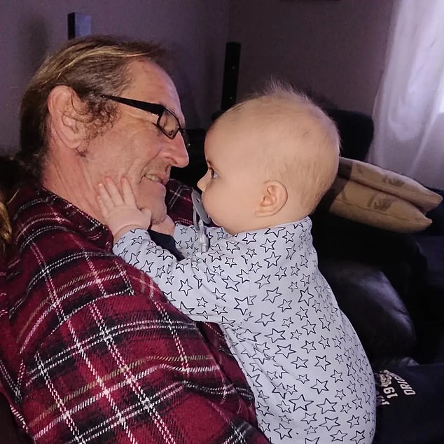 Mr Buesnel's grandson, Axel, was born nine months before he died
