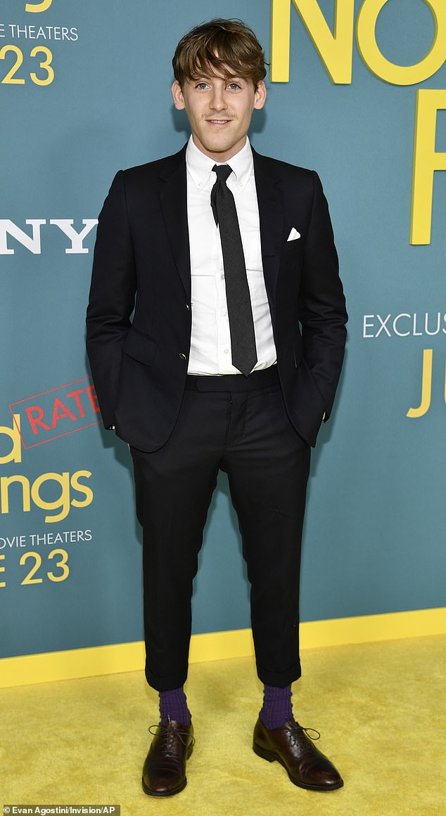According to IMDB, James Wilkie recently completed work on the film  Days Ending in Y; Pictured in New York City in June 2023