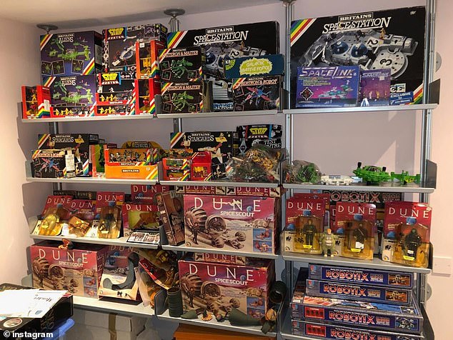 Jonathan, who first found fame as host of The Last Resort with Jonathan Ross, said once he started making money, he began collecting the toys he had once gone without