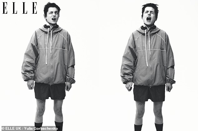 Emma oozed confidence as they posed up a storm for the quirky shoot