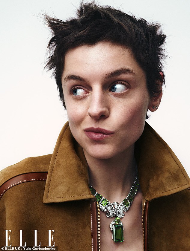 While posing for a kooky Elle photoshoot Emma told the publication: 'As time goes on, it¿s so weird to think about how much it changed my life. It¿s almost too big to think about'