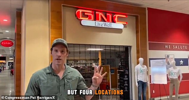 Harrigan noted how there are four separate GNC store locations just on Fort Bragg in North Carolina