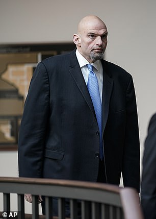 Fetterman is pictured here in 2023