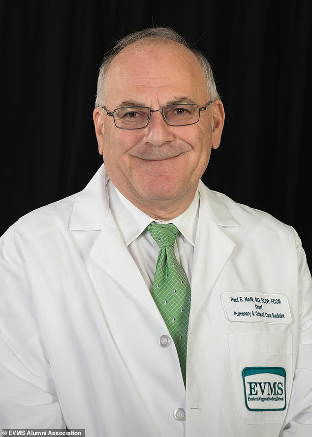 Pictured: Dr Paul Marik, a controversial physician who had his medical certification revoked for promoting ivermectin as a treatment for long Covid