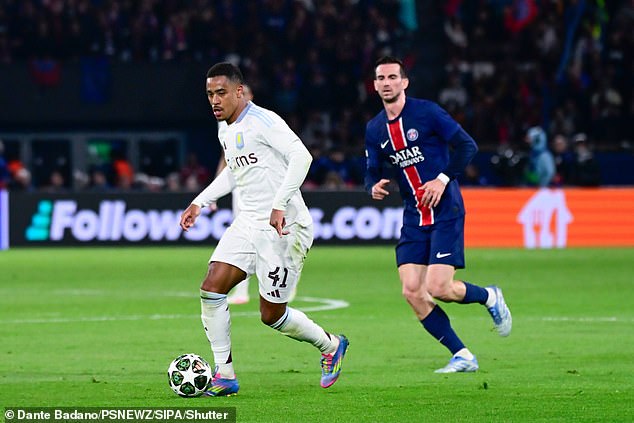 Aston Villa's Jacob Ramsey (left) was blasted with a brutal 3/10 score by the French outlet