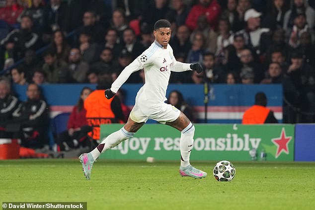 Marcus Rashford was among those to receive 4/10 ratings after an ineffective performance