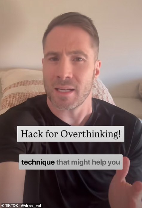 According to Dr Joe Whittington, a US-based emergency room medic, taking control of your eye movement by focusing on a single object can help restore calm