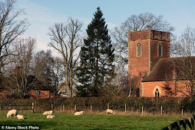 St Swithin`s Church in Barston