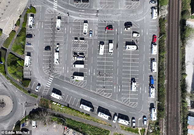 The Tesco store and car park is understood to be open as usual