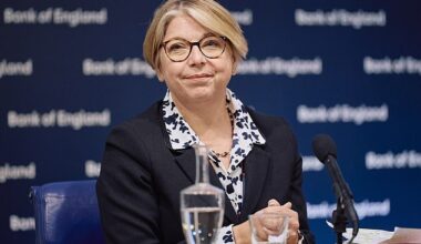 Warning: Sarah Breeden, deputy governor at the Bank of England (pictured), said that 'overall, tariffs are likely to lower UK growth'