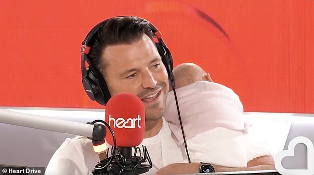 It comes after Mark opened up about his adorable baby daughter while bringing the newborn to work with him earlier in the day