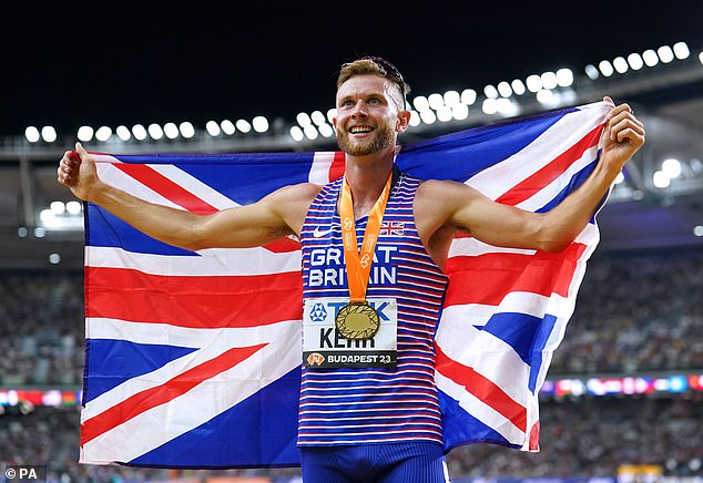 The British athlete hopes to defend his title at the World Championships in Tokyo in September