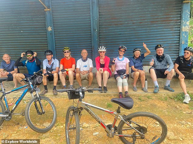 Each tour brought her into close-knit groups of ten to twelve people. Caitlin describes them as 'fantastic,' and says she's made lifelong friends through the experience