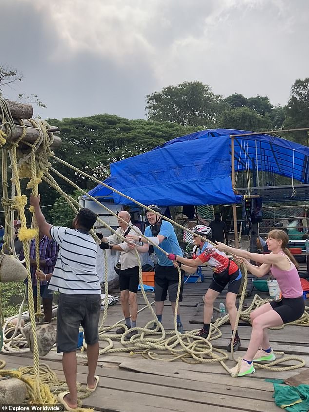 Caitlin hasn't always been a cyclist, and she insisted first-time adventurers do not necessarily need to be super-fit to embark on a cycling trip