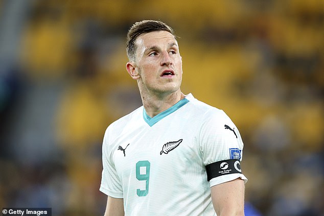 Chris Wood suffered a badly-bruised hip last month and has missed recent matches