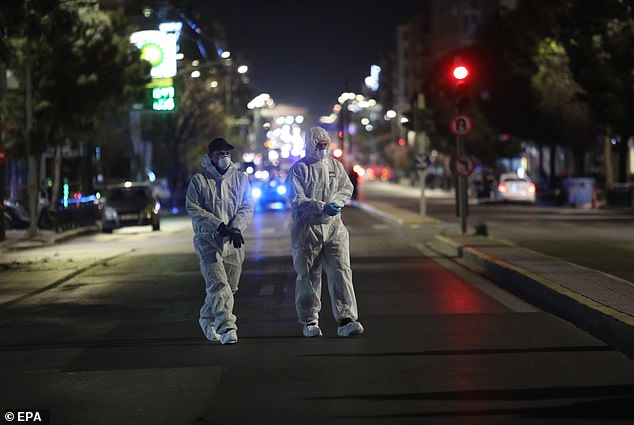 Greek daily Efsyn and news website Zougla, both of which received a call, said the explosive device had been hidden in a padlocked backpack, placed on a scooter without licence plates
