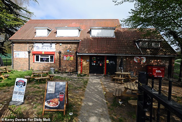 Pictured: Theo's Cafe where a 27-year-old mother was the victim of an acid attack